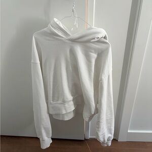 TNA Terry Fleece Cropped Hoodie